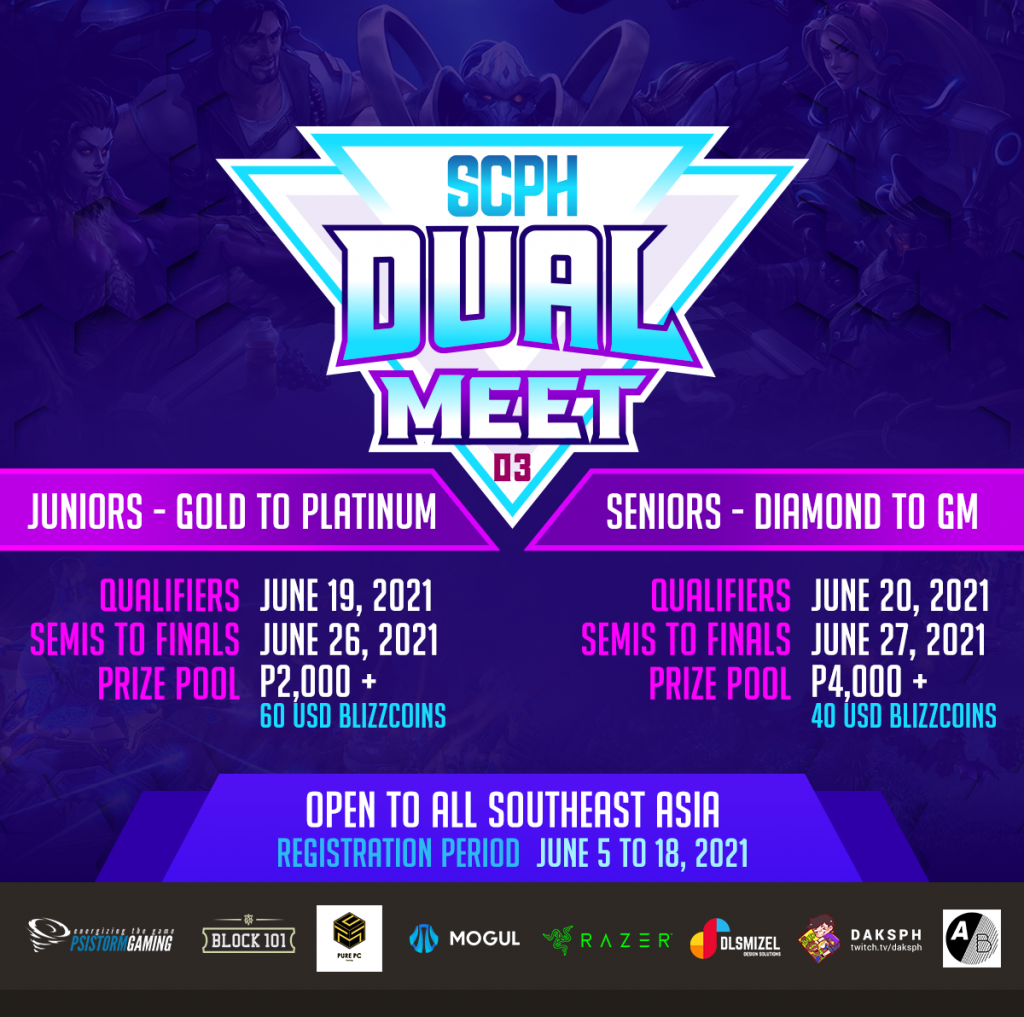 SCPH Dual Meet poster